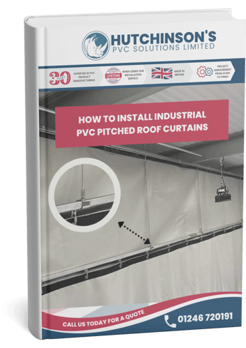 HOW TO INSTALL INDUSTRIAL PVC PITCHED ROOF CURTAINS Mock Up