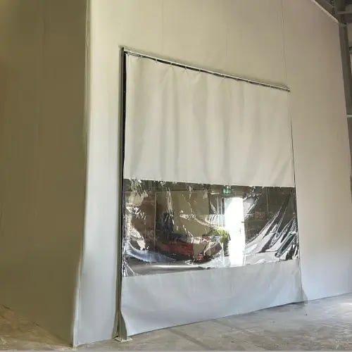 SLIDING CURTAIN DOOR