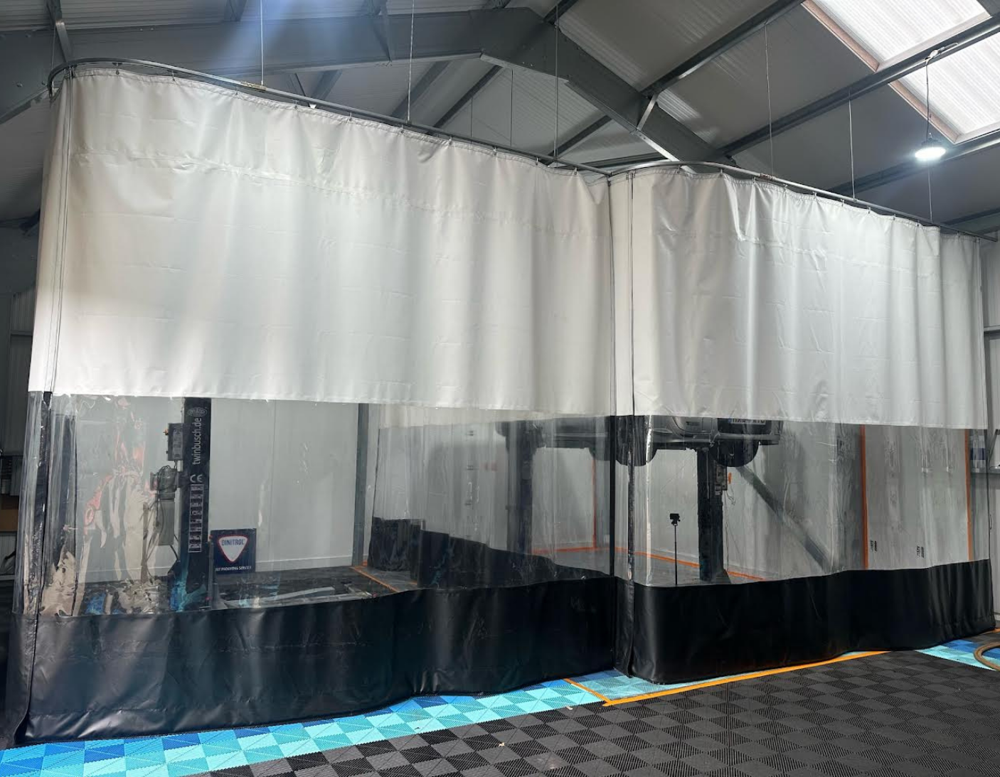 Spray Booth Curtains