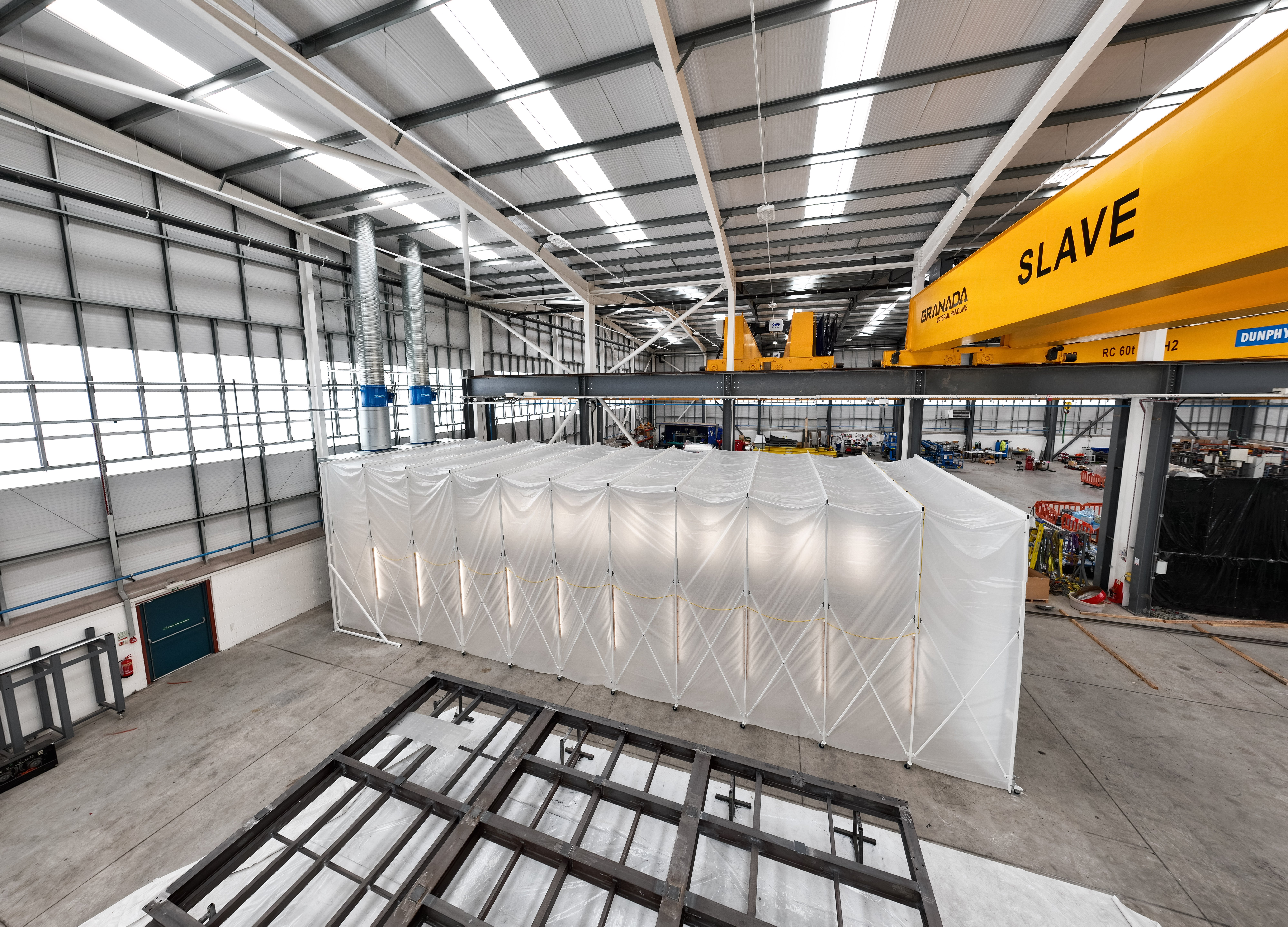 Hutchinsons Retractable Spray Booth