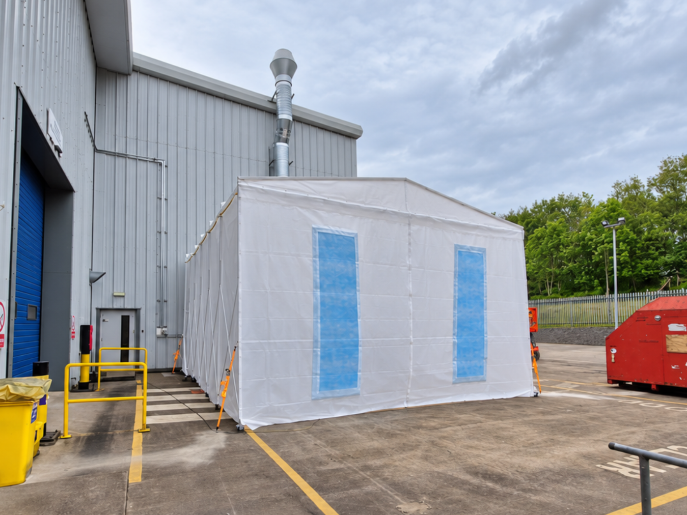 Increasing Spray Capacity with an Outdoor Retractable Spray Booth