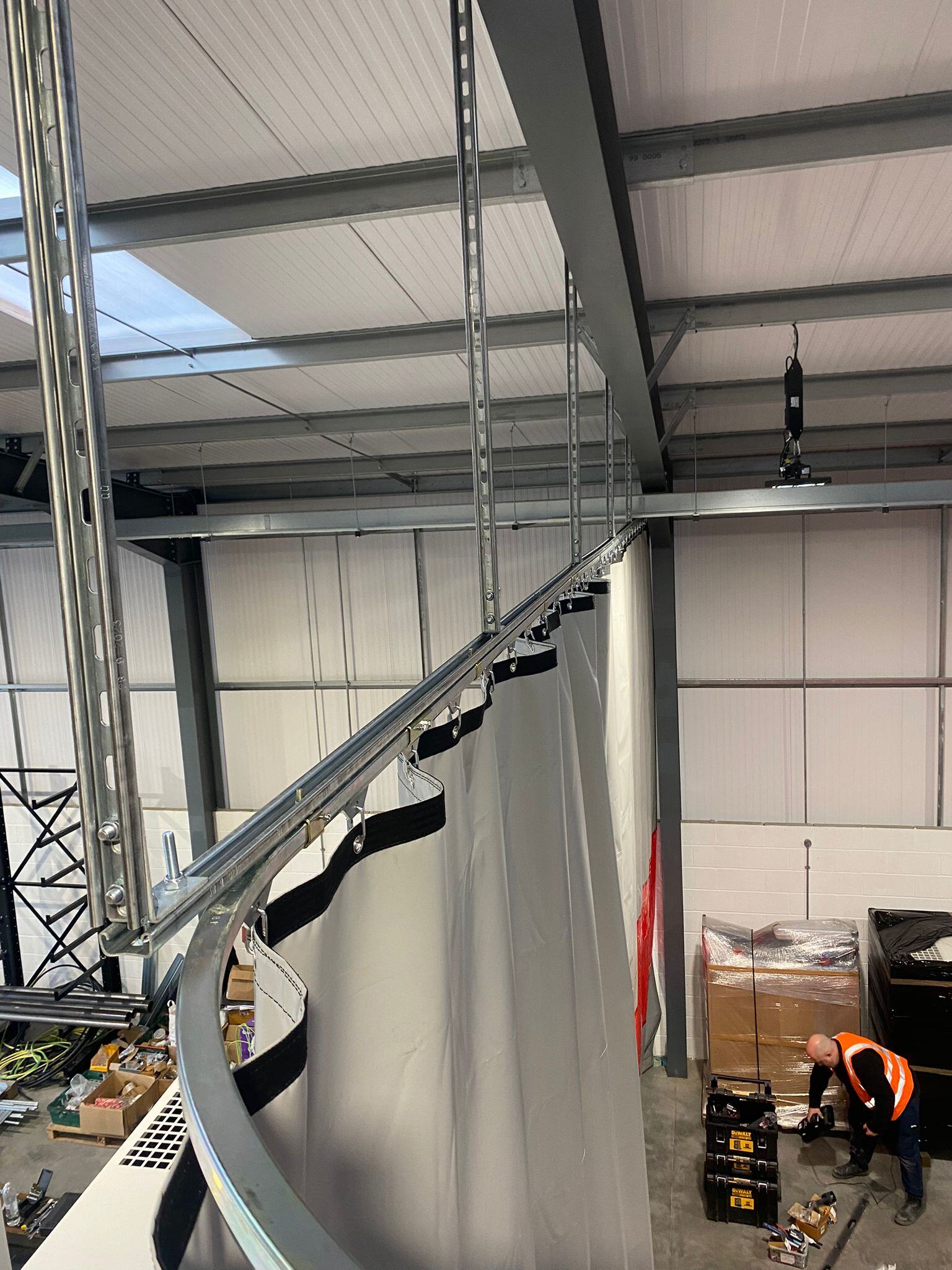 sliding track installation